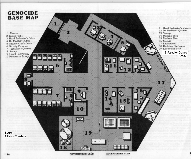 Genocide base from AC #3, 1983